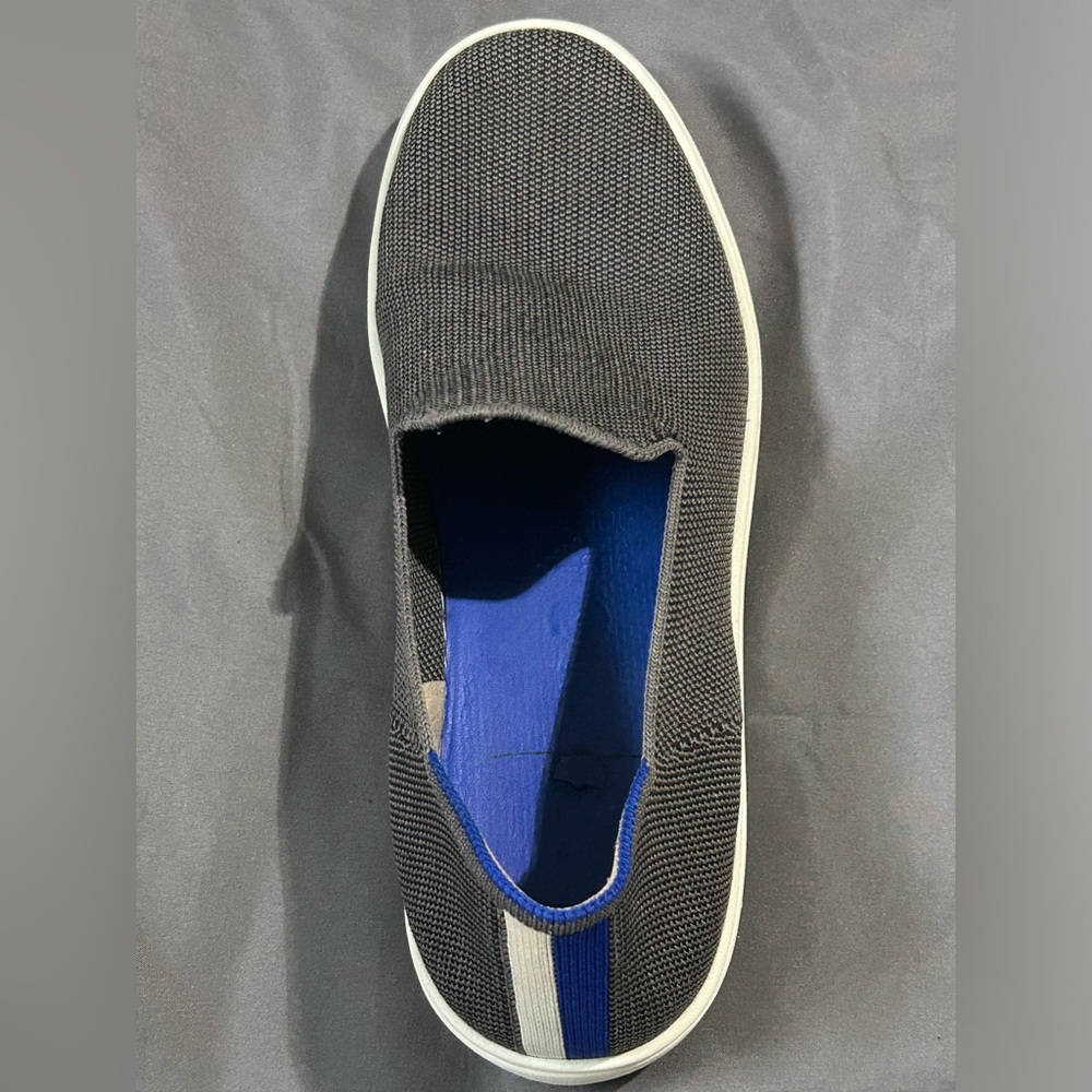 Rothy's Sneaker Slip On Navy Shoe Womens Size W8 - Picture 3 of 5